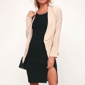 Lulu’s Lightweight Blazer Taupe